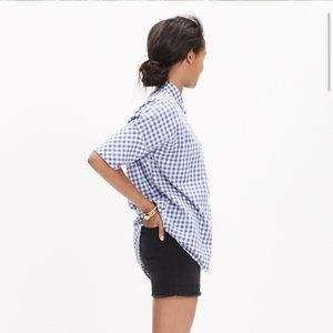 Madewell gingham courier shirt